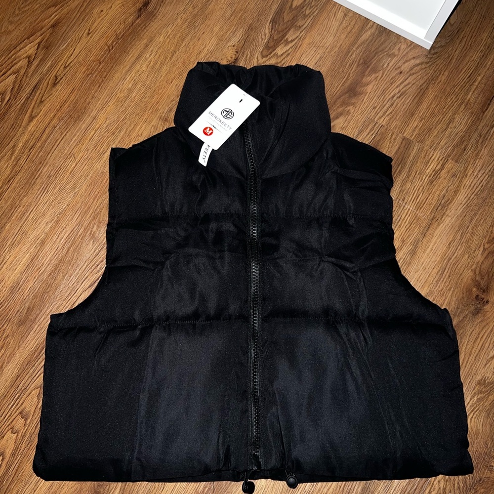 Black Puffer Vest